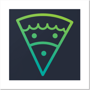 illustration vector pizza Posters and Art